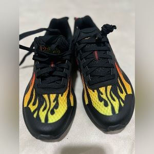 Converse Star Series RN OX Black Flames Shoes Mens